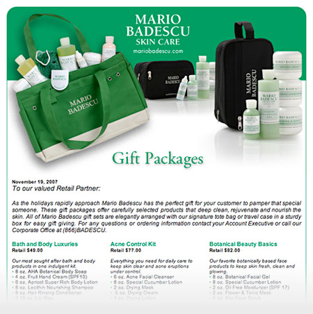 Alex Fidelibus Mario Badescu Brochure