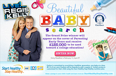 Alex Fidelibus Regis and Kelly Gerber Beautiful Baby Search Title