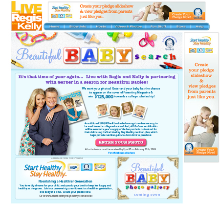 Alex Fidelibus Regis and Kelly Gerber Beautiful Baby Search Title