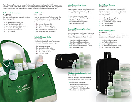 Alex Fidelibus Mario Badescu Brochure